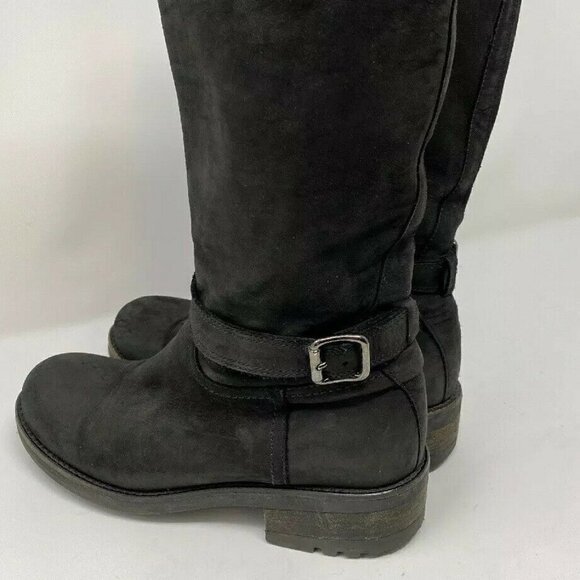 La Canadienne Sz 8 Silvana Suede Waterproof Lug Pull On Boots - Picture 7 of 11